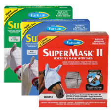 SuperMask® II Horse Fly Mask Classic Collection w/Ears Arab